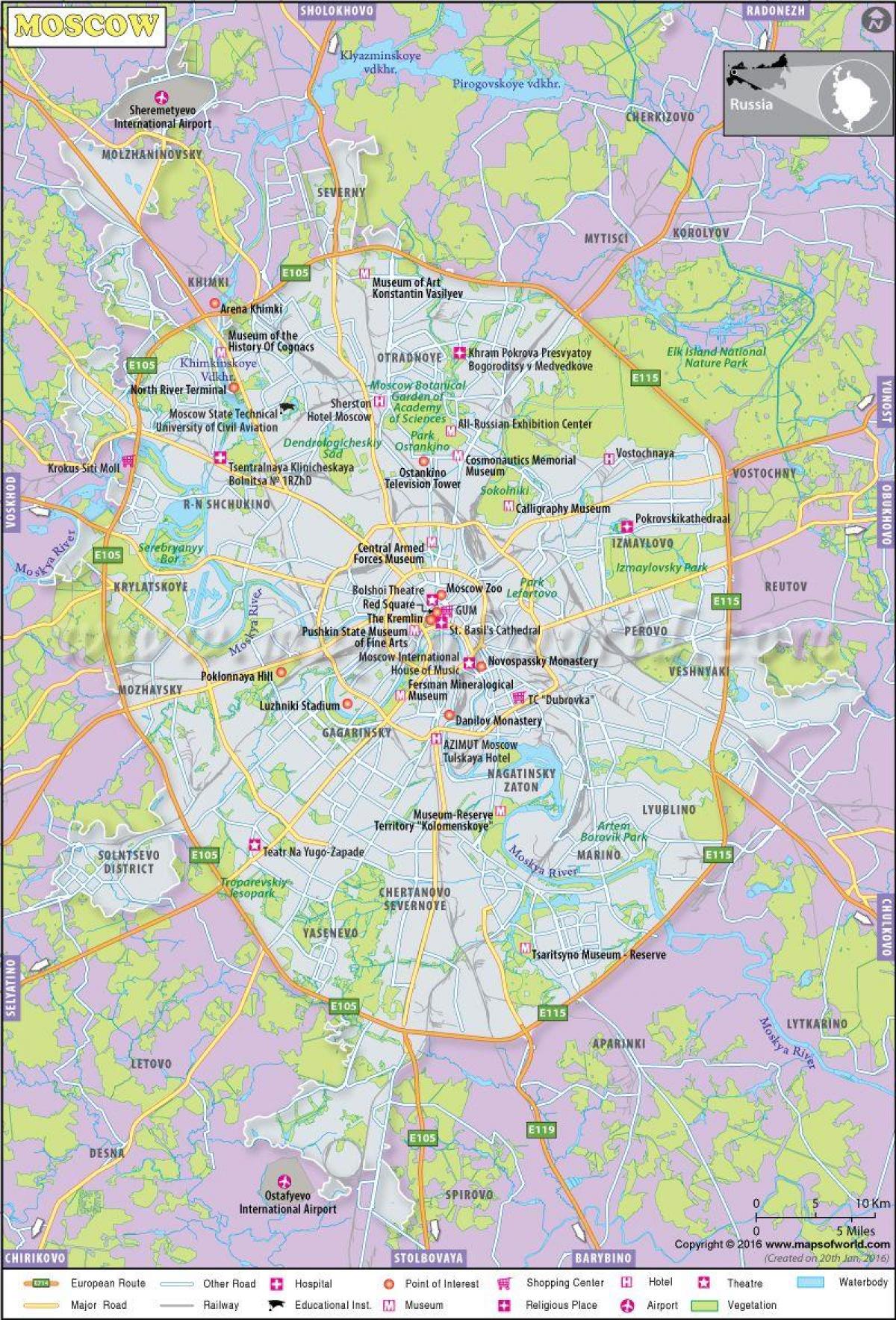 harta e Moskës id