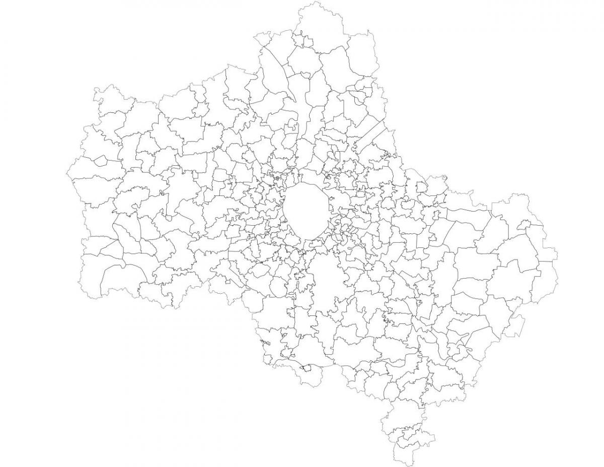 Moskva komunat map