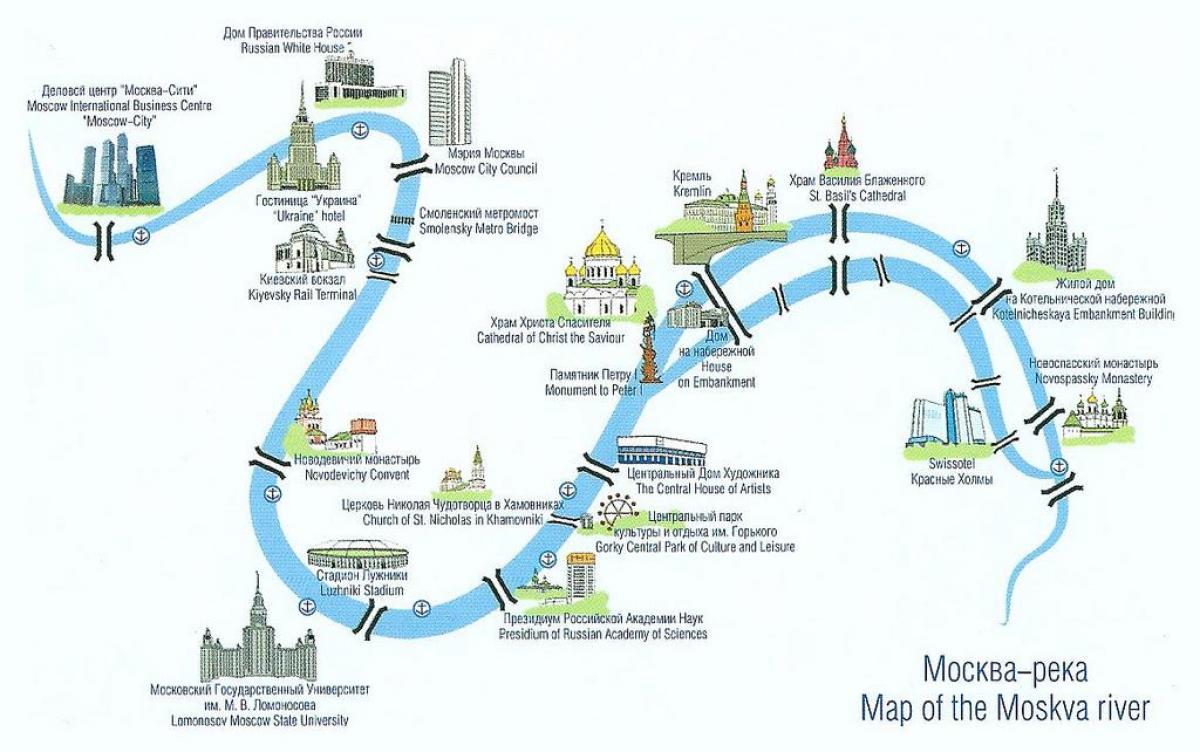 Moskva lumit hartë