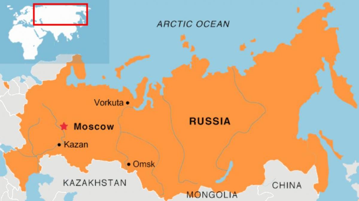Moskë vendndodhjen në hartë