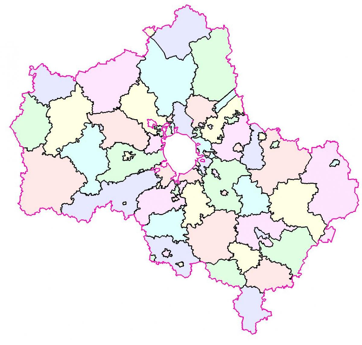 Moskva rajon hartë