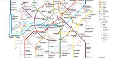 Harta e Moskës metro