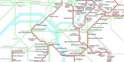 Harta e Moskva tramvaj