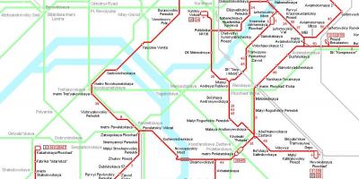 Harta e Moskva tramvaj
