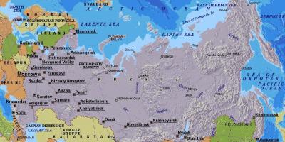 Harta e Moskës në Rusi