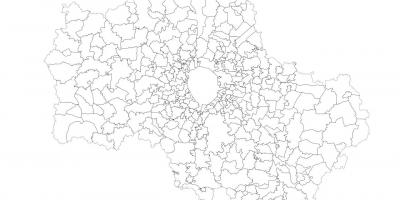 Moskva komunat map