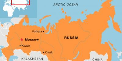 Moskë vendndodhjen në hartë